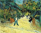 Vincent van Gogh Entrance to the Public Garden in Arles painting